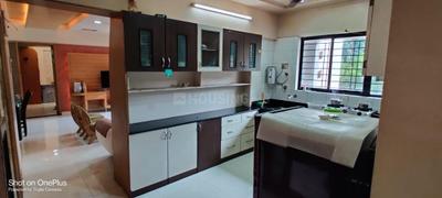 Kitchen Image of 1450 Sq.ft 3 BHK Apartment / Flat for rent in Aditya Garden City, Warje Pune for Rs. 46000