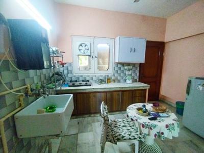 Kitchen Image of 1200 Sq.ft 1 RK Builder Floor for rent in Hauz Khas New Delhi for Rs. 45000