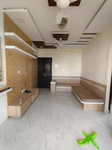 Living Room Image of 650 Sq.ft 1 BHK Apartment / Flat for rent in Pimple Gurav Pune for Rs. 17000