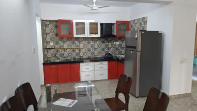 Kitchen Image of 1800 Sq.ft 3 BHK Apartment / Flat for rent in Nagjua Tropical Greens, Kamli Falia Silvassa for Rs. 21000