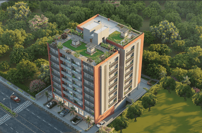 Image of 1260 Sq.ft 2 BHK Apartment / Flat for sale in Tragad, Ahmedabad for Rs. 4900000