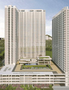 Image of 1200 Sq.ft 3 BHK Apartment / Flat for sale in Dosti West County, Thane West, Thane for Rs. 21500000