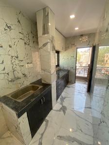 Kitchen Image of 500 Sq.ft 1 BHK Builder Floor for rent in Old Double Storey, Lajpat Nagar New Delhi for Rs. 28000
