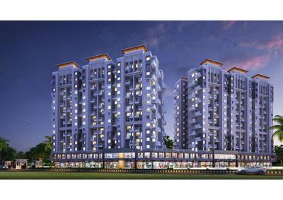 Image of 1340 Sq.ft 3 BHK Apartment / Flat for sale in Vedant Dynamic Imperia Plus F Phase 3, Pisoli, Pune for Rs. 7000000