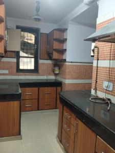 Kitchen Image of 1800 Sq.ft 3 BHK Builder Floor for rent in Alaknanda New Delhi for Rs. 70000