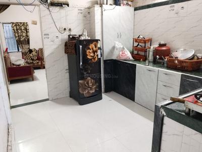 Kitchen Image of 517 Sq.ft 2 BHK Apartment / Flat for rent in Ghodasar Ahmedabad for Rs. 8000