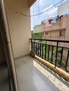 Balcony Image of 1300 Sq.ft 2 BHK Apartment / Flat for rent in New Tippasandra Bengaluru for Rs. 50000