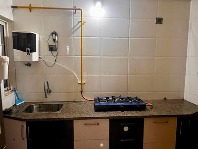 Kitchen Image of 1215 Sq.ft 2 BHK Apartment / Flat for rent in Siddharth Icon, Tragad Ahmedabad for Rs. 29000