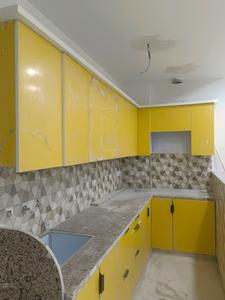 Kitchen Image of 910 Sq.ft 3 BHK Builder Floor for sale in Burari New Delhi for Rs. 4500010