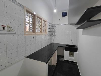 Kitchen Image of 550 Sq.ft 1 BHK Builder Floor for rent in Indira Nagar Bengaluru for Rs. 20000
