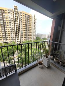 Balcony Image of 1350 Sq.ft 3 BHK Apartment / Flat for rent in Adani Amogha, Shantigram Ahmedabad for Rs. 60000