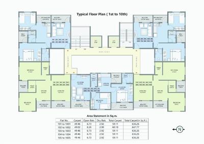 Image of 860 Sq.ft 2 BHK Apartment / Flat for sale in Moshi, Pune for Rs. 4600000