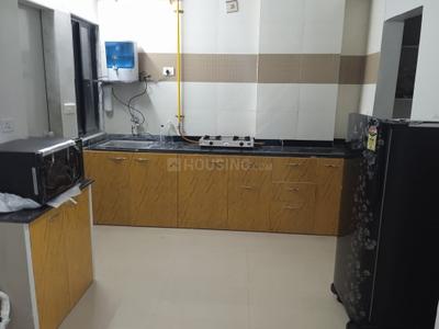 Kitchen Image of 1080 Sq.ft 2 BHK Apartment / Flat for rent in Shyam Sukan Residency, Bhaijipura Gandhinagar for Rs. 32000
