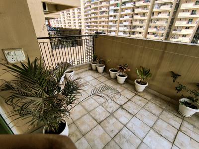 Balcony Image of 749 Sq.ft 3 BHK Apartment / Flat for rent in Gaurs Siddhartham, Siddharth Vihar Ghaziabad for Rs. 28000
