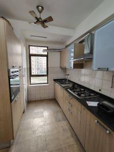 Kitchen Image of 1150 Sq.ft 2 BHK Apartment / Flat for rent in Unitech Fresco, Sector 50 Gurgaon for Rs. 55000
