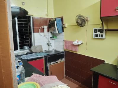 Kitchen Image of 845 Sq.ft 2 BHK Apartment / Flat for sale in Mamomaya Apartment, Paschim Barisha Kolkata for Rs. 4173763