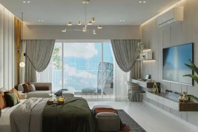 Bedroom Image of 1896 Sq.ft 3 BHK Apartment / Flat for sale in Runwal The Central Park, Chinchwad Pune for Rs. 17912133