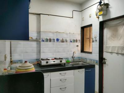 Kitchen Image of 533 Sq.ft 1 BHK Apartment / Flat for rent in Kasarvadavali Thane for Rs. 18000