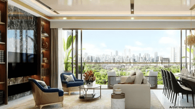 Image of 1050 Sq.ft 2 BHK Apartment / Flat for sale in Piramal Aranya, Byculla, Mumbai for Rs. 35000000