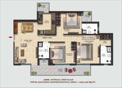 3 BHK Flat