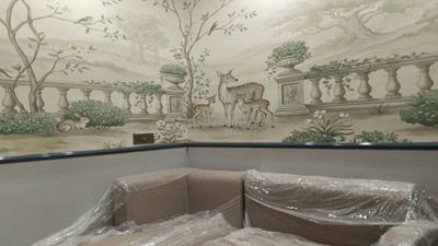 Living Room Image of 500 Sq.ft 1 BHK Builder Floor for rent in Patel Nagar Gurgaon for Rs. 31000