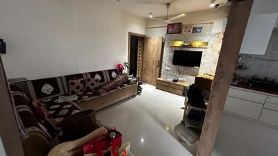 Living Room Image of 990 Sq.ft 2 BHK Apartment / Flat for sale in Panchshil Residency, Gota Ahmedabad for Rs. 5600000