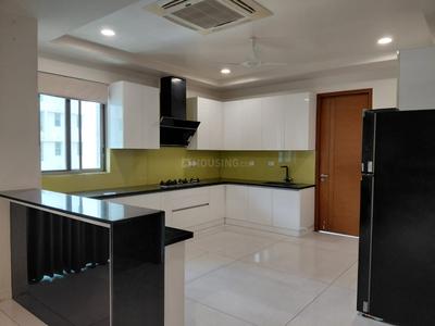 Kitchen Image of 4394 Sq.ft 4 BHK Apartment / Flat for rent in Jayabheri The Peak, Narsingi Hyderabad for Rs. 400000