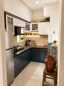 Kitchen Image of 1150 Sq.ft 3 BHK Apartment / Flat for rent in Siddha Eden Lakeville, Baranagar Kolkata for Rs. 30000