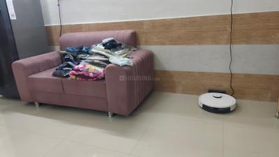 Living Room Image of 666 Sq.ft 1 BHK Apartment / Flat for rent in Kalp Capitol Flora And Capitol Icon, Sargasan Gandhinagar for Rs. 20000