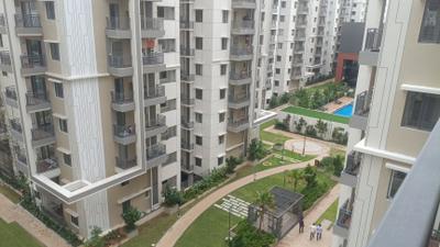 Balcony Image of 2700 Sq.ft 3 BHK Apartment / Flat for rent in Sriram River View, Manchirevula Hyderabad for Rs. 70000