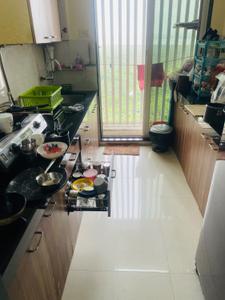 Kitchen Image of 850 Sq.ft 2 BHK Apartment / Flat for sale in Bhairaav Goldcrest Residency, Ghansoli Navi Mumbai for Rs. 19000000