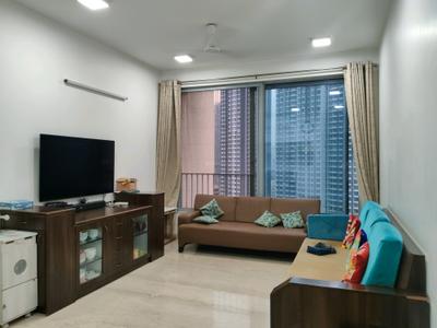 Living Room Image of 1200 Sq.ft 3 BHK Apartment / Flat for rent in Oberoi Eternia Towers A to D, Mulund West Mumbai for Rs. 132000