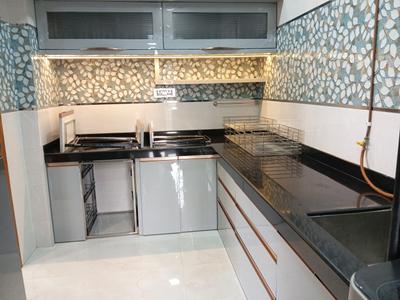 Kitchen Image of 1200 Sq.ft 2 BHK Apartment / Flat for rent in Ashtavinayak Aangan, Ulwe Navi Mumbai for Rs. 60000