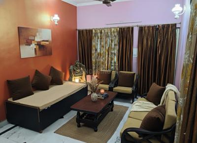 Hall Image of 1300 Sq.ft 3 BHK Builder Floor for rent in Sector 19 Noida for Rs. 45000