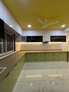Kitchen Image of 2880 Sq.ft 4 BHK Apartment / Flat for rent in Darshanam Club Life Phase Il, Undera Vadodara for Rs. 80000