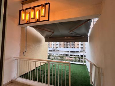 Balcony Image of 1739 Sq.ft 3 BHK Apartment / Flat for rent in Mantri Webcity, Narayanapura Bengaluru for Rs. 48000
