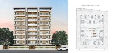 Image of 1500 Sq.ft 3 BHK Apartment / Flat for sale in Zingabai Takli, Nagpur for Rs. 5700000
