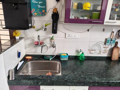 Kitchen Image of 1300 Sq.ft 3 BHK Apartment / Flat for sale in Govindpura Kardhani Scheme Jaipur for Rs. 6000000