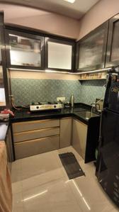 Kitchen Image of 317 Sq.ft 1 BHK Apartment / Flat for rent in Thane West Thane for Rs. 32000