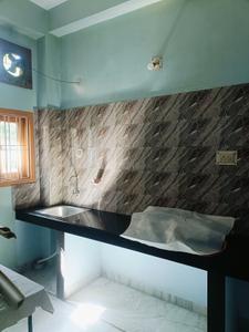 Kitchen Image of 600 Sq.ft 1 BHK Independent House for rent in Hengrabari Guwahati for Rs. 15000