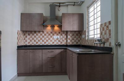 Kitchen Image of 3 BHK in Manjeera Diamond Towers in Nallagandla, Hyderabad