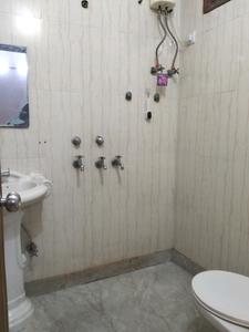 Common Bathroom Image of 750 Sq.ft 2 BHK Builder Floor for rent in Shalimar Bagh New Delhi for Rs. 23000