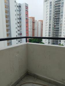 Balcony Image of 610 Sq.ft 1 BHK Apartment / Flat for rent in Surekha Sunrise Symphony, New Town Kolkata for Rs. 17000