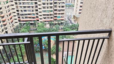 Balcony Image of 580 Sq.ft 1 BHK Apartment / Flat for rent in Raunak City Sector IV D6, Kalyan West Kalyan for Rs. 15000