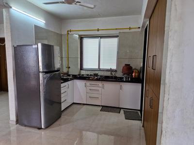 Kitchen Image of 1422 Sq.ft 3 BHK Apartment / Flat for rent in Blu Quince, Pal Surat for Rs. 35000