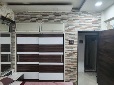 Bedroom Image of 530 Sq.ft 1 BHK Apartment / Flat for rent in Kasarvadavali Thane for Rs. 18000