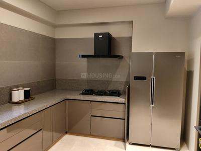 Kitchen Image of 2200 Sq.ft 4 BHK Apartment / Flat for sale in Kavisha The Canvas, Bopal Ahmedabad for Rs. 16700000