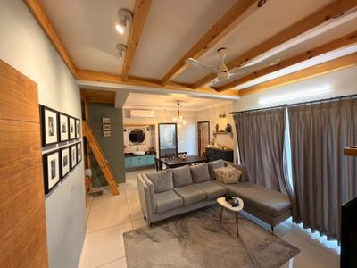 Hall Image of 1250 Sq.ft 3 BHK Apartment / Flat for rent in Vyttila Kochi for Rs. 50000