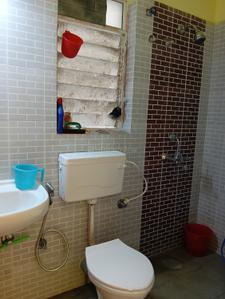 Bathroom Image of 464 Sq.ft 1 BHK Apartment / Flat for rent in Riya Manbhari Ananya, Harinavi Kolkata for Rs. 8000