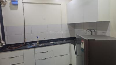 Kitchen Image of 900 Sq.ft 2 BHK Apartment / Flat for rent in Vastukalp The Onyx, Wakad Pune for Rs. 39000